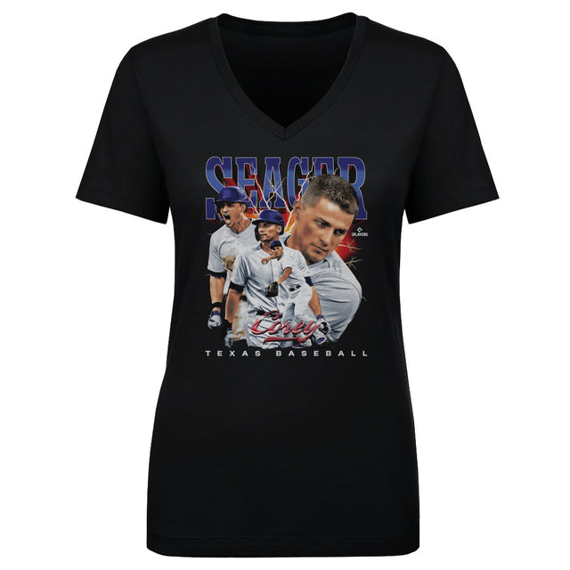 Corey Seager Women's V-Neck T-Shirt | 500 LEVEL