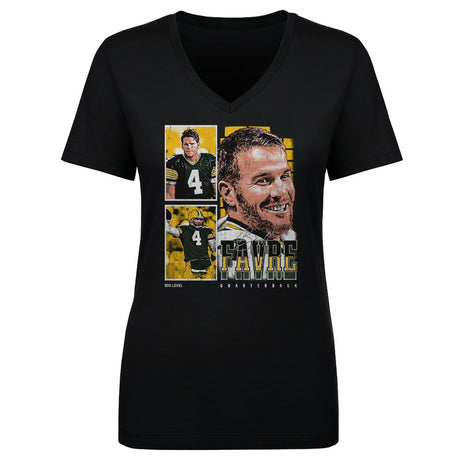 Brett Favre Women's V-Neck T-Shirt | 500 LEVEL
