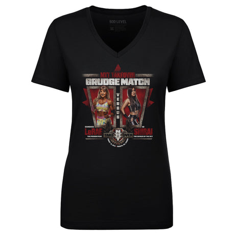 NXT Take Over Women's V-Neck T-Shirt | 500 LEVEL