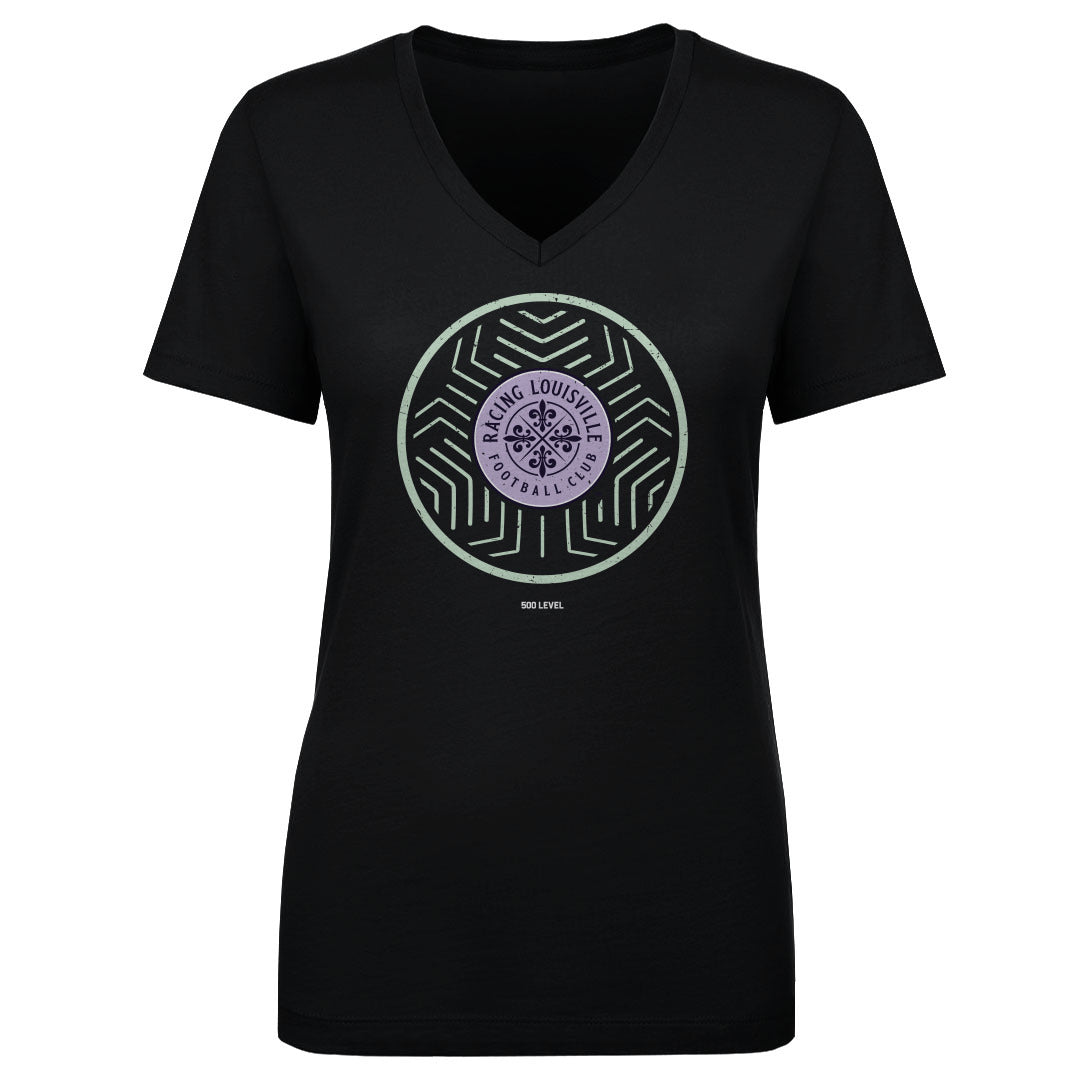 Racing Louisville FC Women's V-Neck T-Shirt | 500 LEVEL