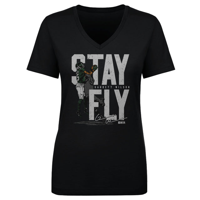 Garrett Wilson Women's V-Neck T-Shirt | 500 LEVEL