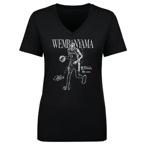 Victor Wembanyama Women's V-Neck T-Shirt | 500 LEVEL