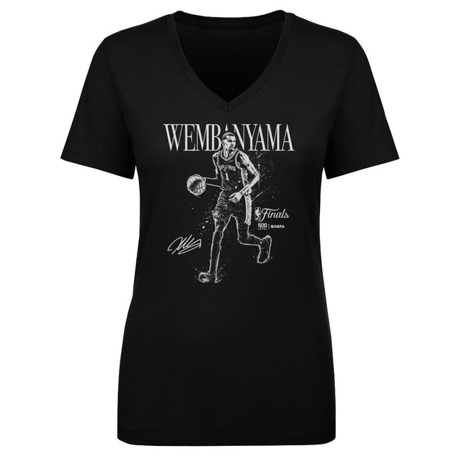 Victor Wembanyama Women's V-Neck T-Shirt | 500 LEVEL