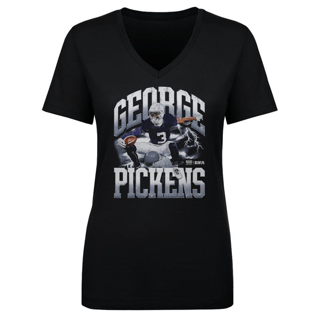 George Pickens Women's V-Neck T-Shirt | 500 LEVEL