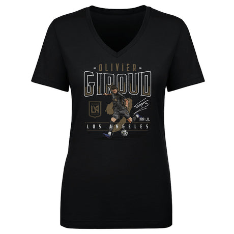 Olivier Giroud Women's V-Neck T-Shirt | 500 LEVEL