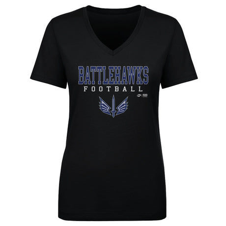 St. Louis Battlehawks Women's V-Neck T-Shirt | 500 LEVEL