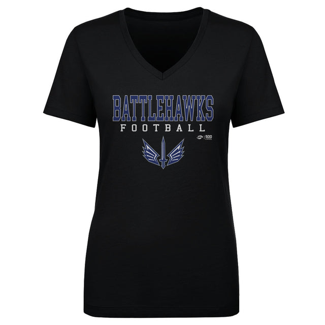 St. Louis Battlehawks Women's V-Neck T-Shirt | 500 LEVEL