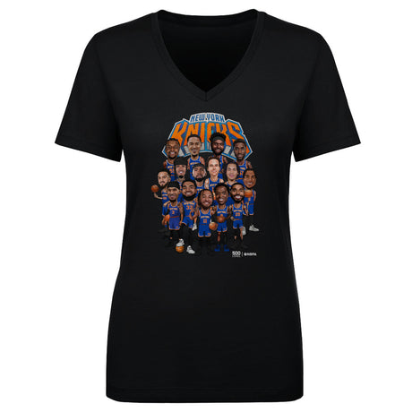 New York Knicks Women's V-Neck T-Shirt | 500 LEVEL