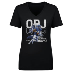 Odell Beckham Jr. Women's V-Neck T-Shirt | 500 LEVEL