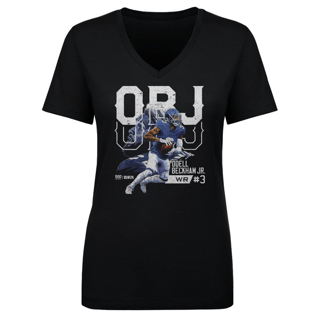 Odell Beckham Jr. Women's V-Neck T-Shirt | 500 LEVEL