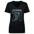 Macklin Celebrini Women's V-Neck T-Shirt | 500 LEVEL