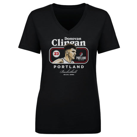 Donovan Clingan Women's V-Neck T-Shirt | 500 LEVEL