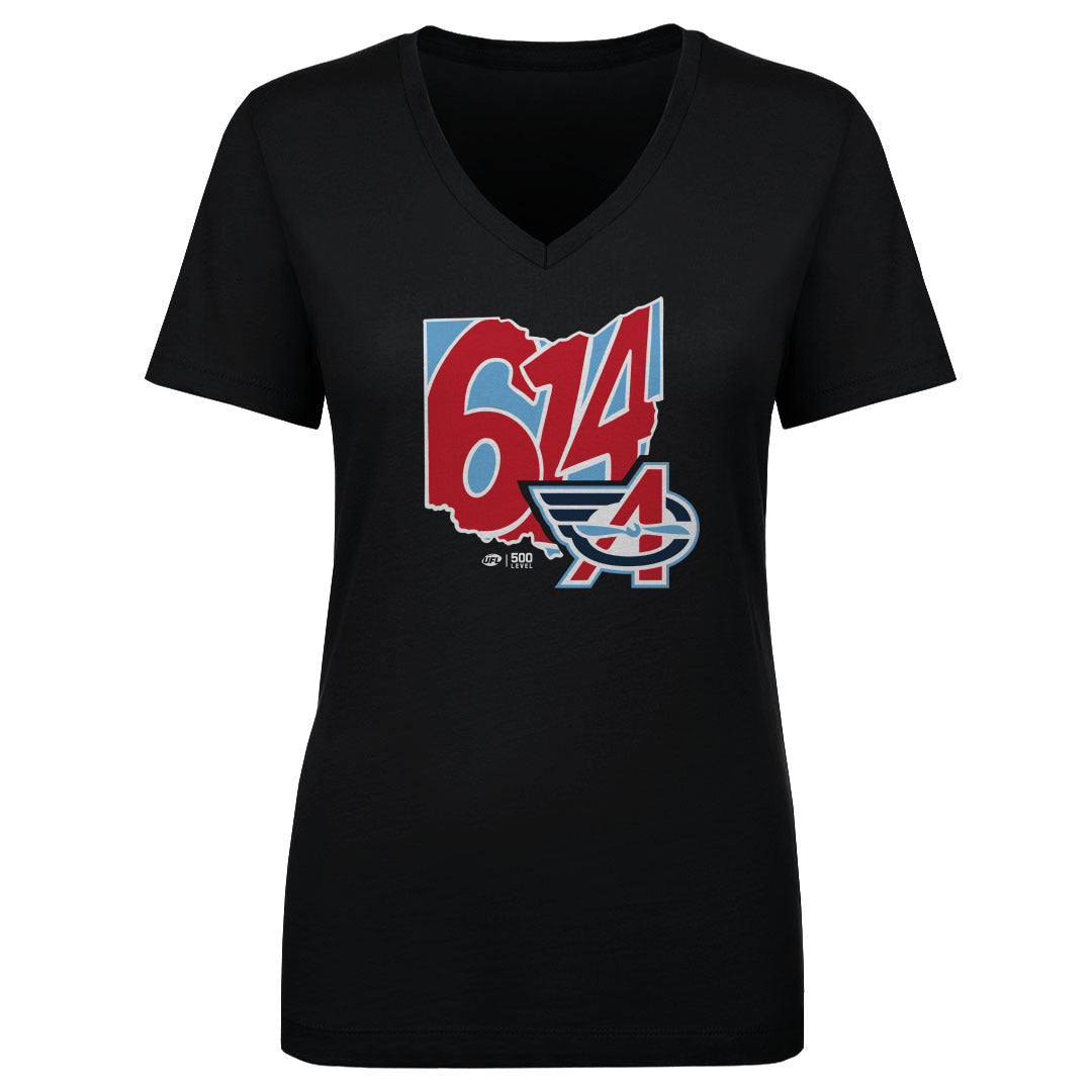 Columbus Aviators Women's V-Neck T-Shirt | 500 LEVEL