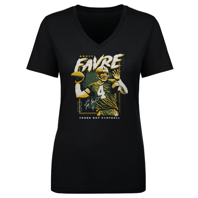 Brett Favre Women's V-Neck T-Shirt | 500 LEVEL