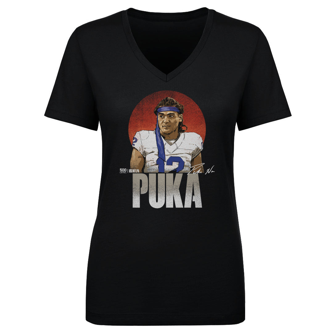 Puka Nacua Women's V-Neck T-Shirt | 500 LEVEL