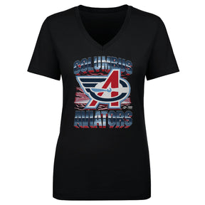 Columbus Aviators Women's V-Neck T-Shirt | 500 LEVEL