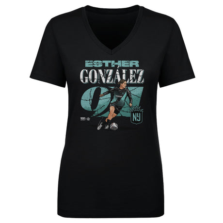 Esther Gonzalez Women's V-Neck T-Shirt | 500 LEVEL