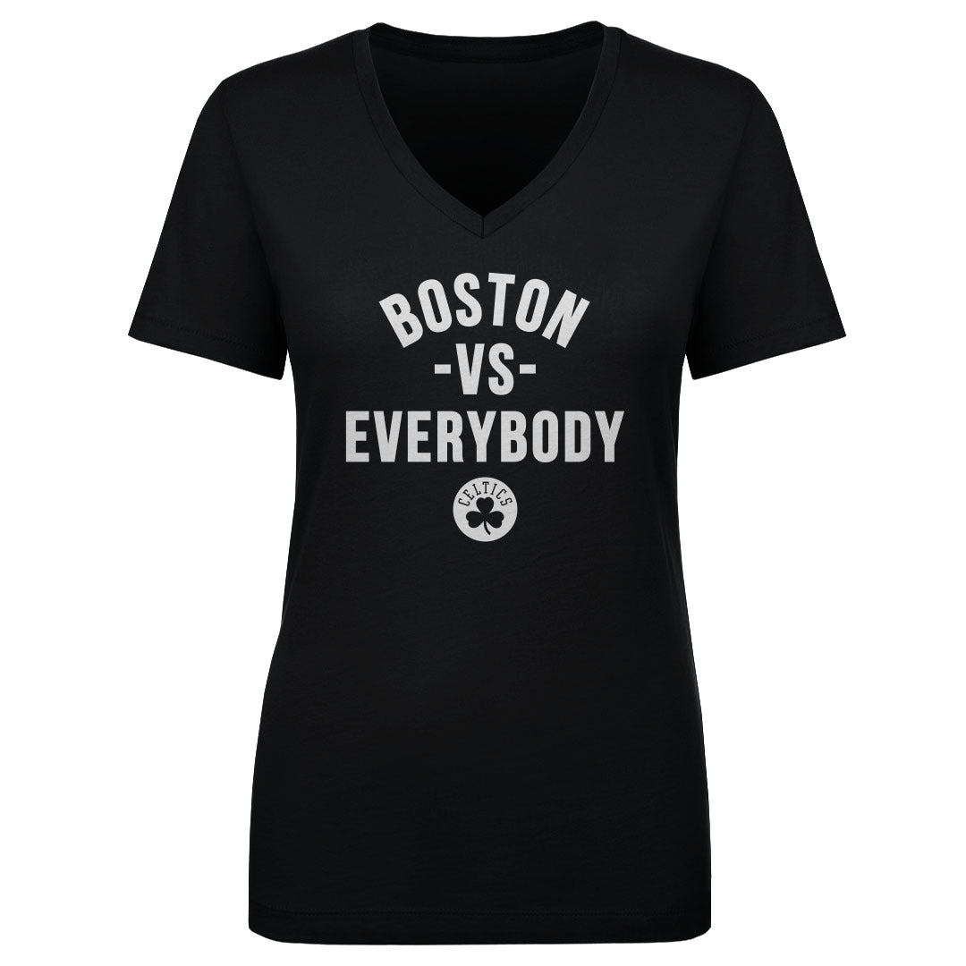 Boston Celtics Women's V-Neck T-Shirt | 500 LEVEL