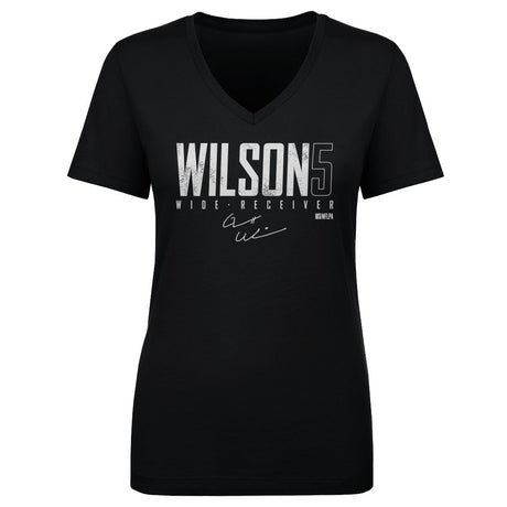 Garrett Wilson Women's V-Neck T-Shirt | 500 LEVEL