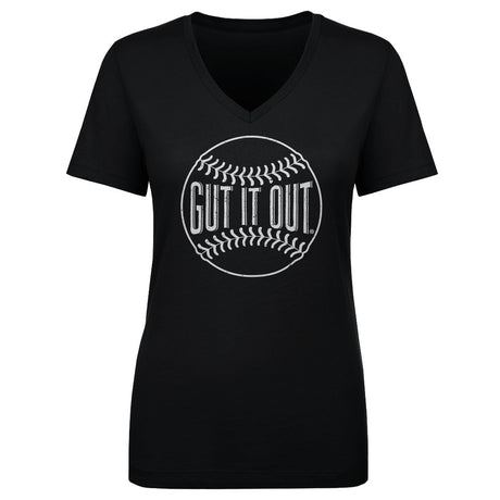 Gut It Out Foundation Women's V-Neck T-Shirt | 500 LEVEL