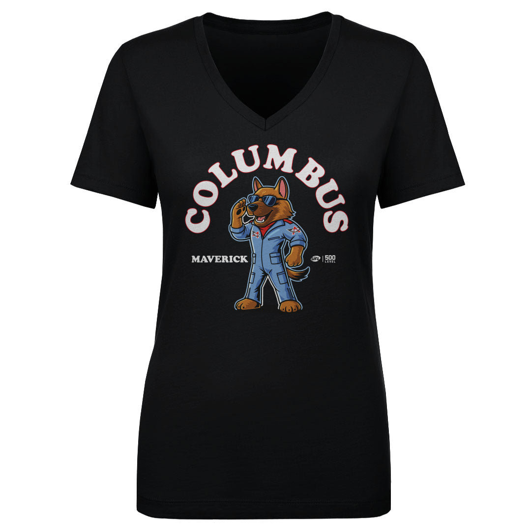 Columbus Aviators Women's V-Neck T-Shirt | 500 LEVEL