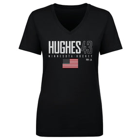 Quinn Hughes Women's V-Neck T-Shirt | 500 LEVEL