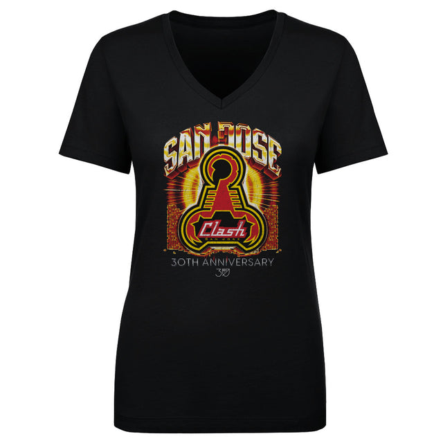 San Jose Earthquakes Women's V-Neck T-Shirt | 500 LEVEL