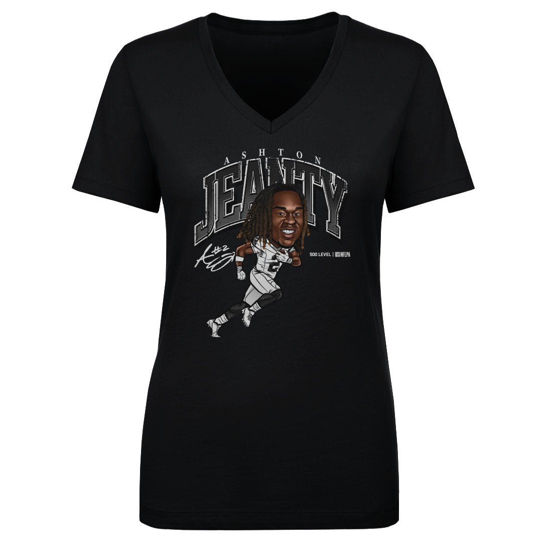 Ashton Jeanty Women's V-Neck T-Shirt | 500 LEVEL