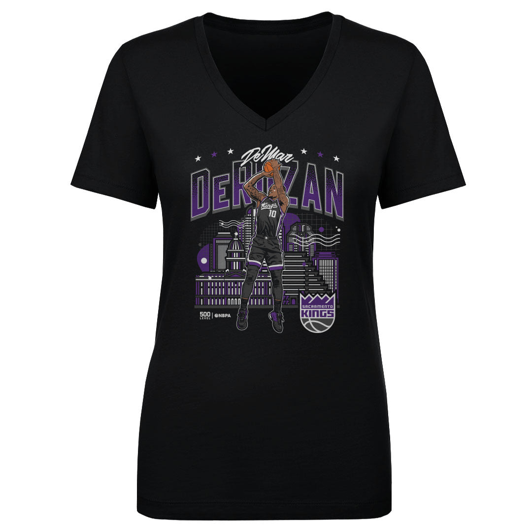 DeMar DeRozan Women's V-Neck T-Shirt | 500 LEVEL