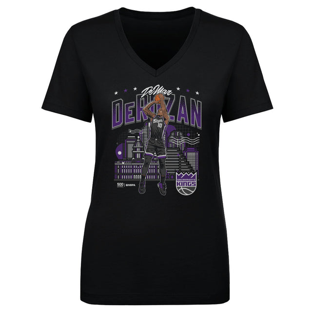 DeMar DeRozan Women's V-Neck T-Shirt | 500 LEVEL
