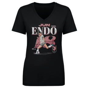 Jun Endo Women's V-Neck T-Shirt | 500 LEVEL