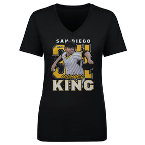 Michael King Women's V-Neck T-Shirt | 500 LEVEL