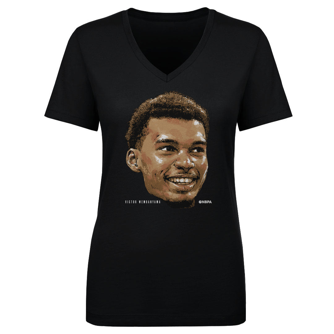 Victor Wembanyama Women's V-Neck T-Shirt | 500 LEVEL