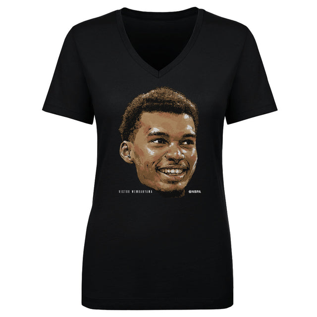 Victor Wembanyama Women's V-Neck T-Shirt | 500 LEVEL