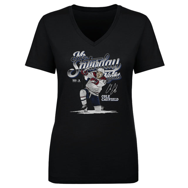 Cole Caufield Women's V-Neck T-Shirt | 500 LEVEL