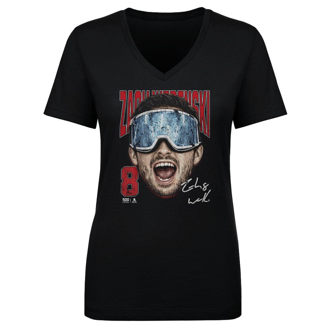 Zach Werenski Women's V-Neck T-Shirt | 500 LEVEL