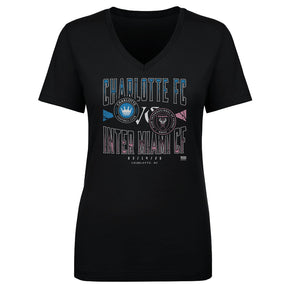 Charlotte FC Women's V-Neck T-Shirt | 500 LEVEL