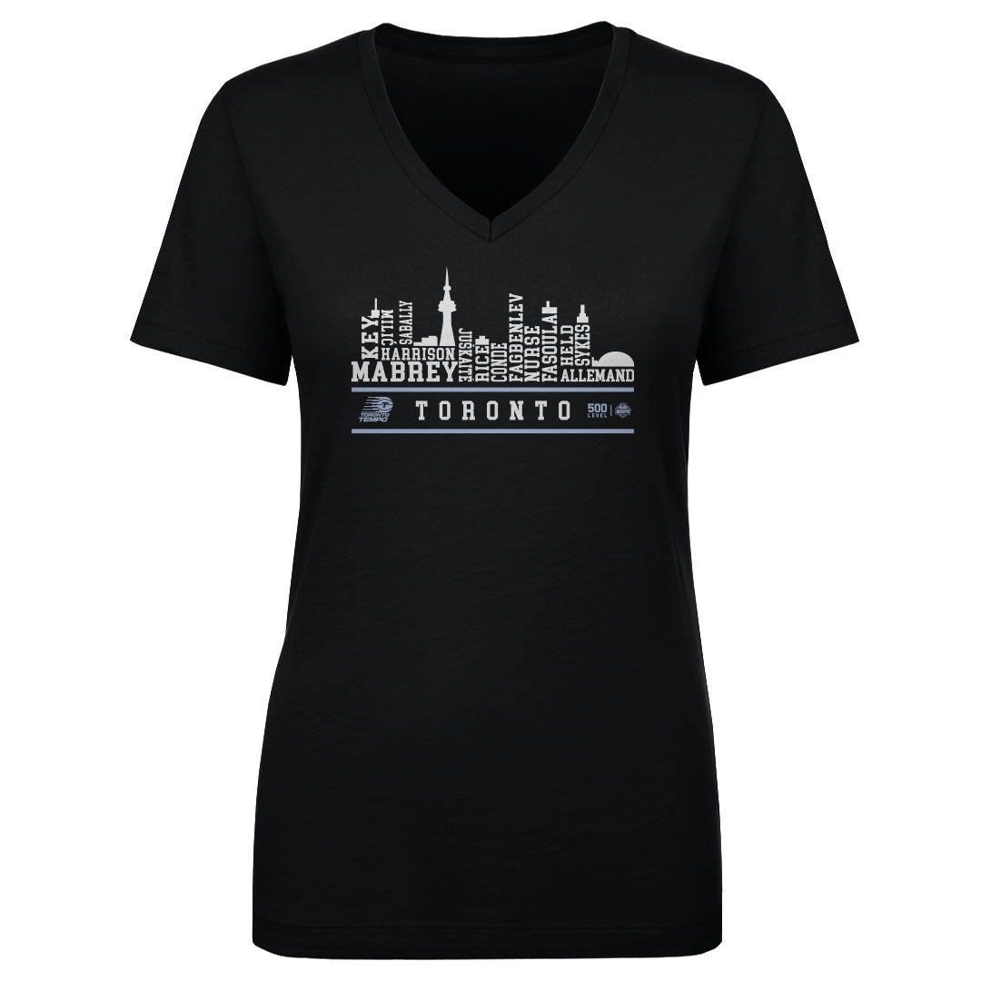 Toronto Tempo Women's V-Neck T-Shirt | 500 LEVEL