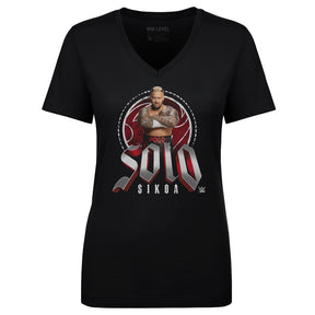 Solo Sikoa Women's V-Neck T-Shirt | 500 LEVEL