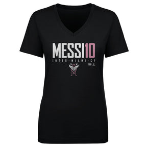 Lionel Messi Women's V-Neck T-Shirt | 500 LEVEL