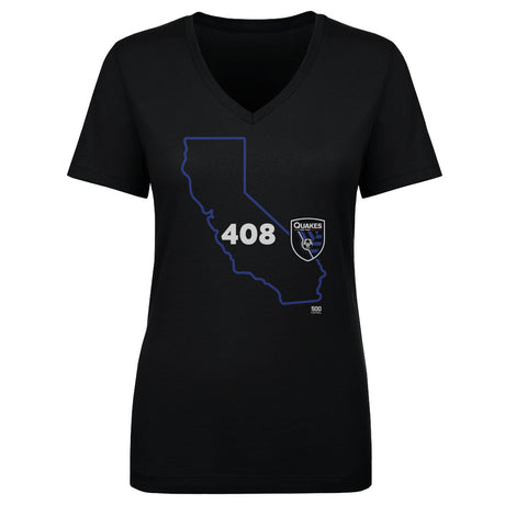 San Jose Earthquakes Women's V-Neck T-Shirt | 500 LEVEL