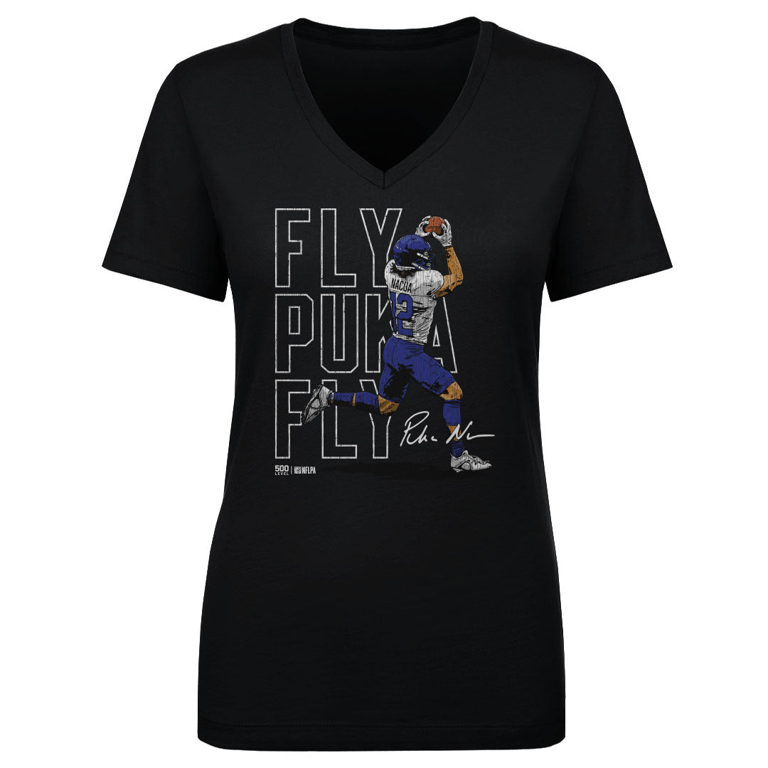 Puka Nacua Women's V-Neck T-Shirt | 500 LEVEL