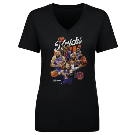 New York Knicks Women's V-Neck T-Shirt | 500 LEVEL