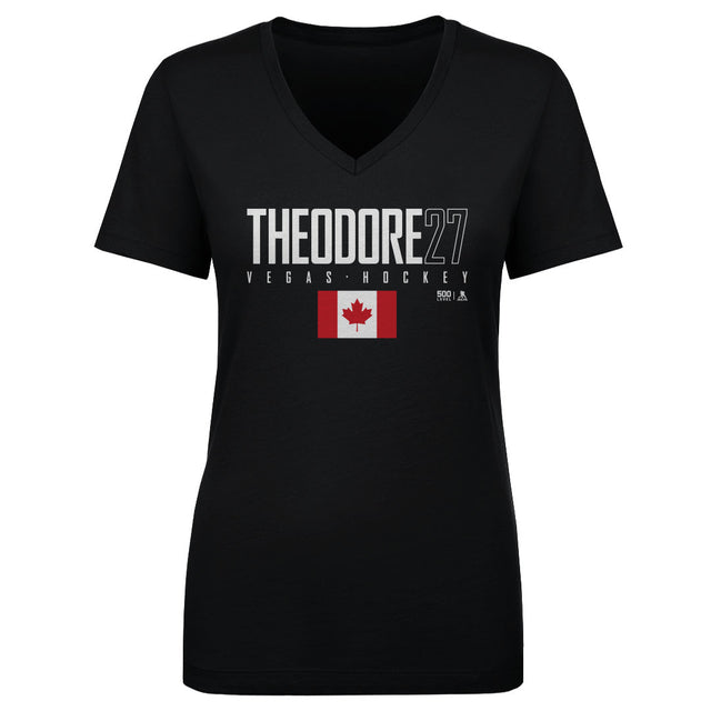 Shea Theodore Women's V-Neck T-Shirt | 500 LEVEL