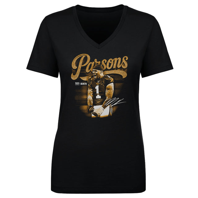 MIcah Parsons Women's V-Neck T-Shirt | 500 LEVEL