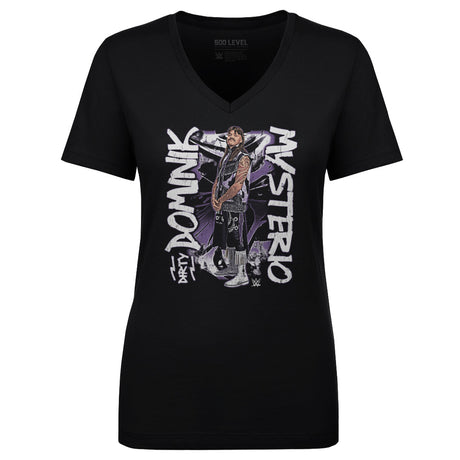Dominik Mysterio Women's V-Neck T-Shirt | 500 LEVEL