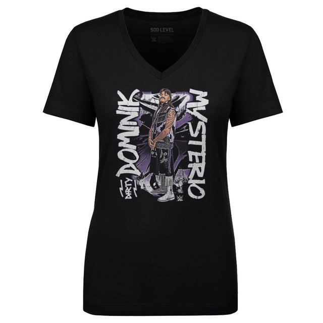 Dominik Mysterio Women's V-Neck T-Shirt | 500 LEVEL