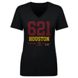 Houston Gamblers Women's V-Neck T-Shirt | 500 LEVEL