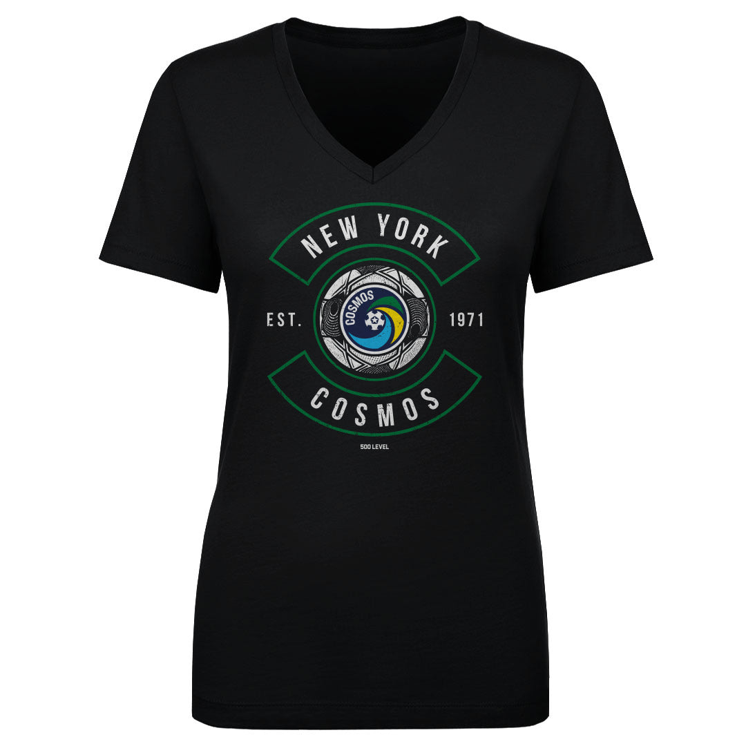 New York Cosmos Women's V-Neck T-Shirt | 500 LEVEL