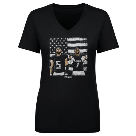 Bijan Robinson Women's V-Neck T-Shirt | 500 LEVEL